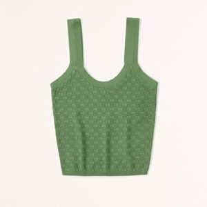 NWT Abercrombie Checkered Slim Tank Top